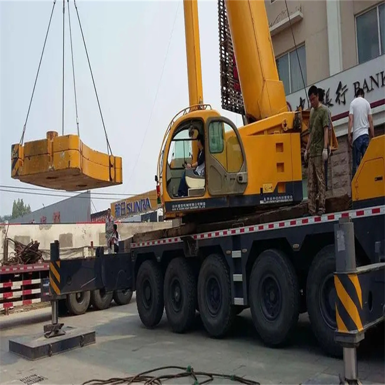 江西当地吊车出租|机器吊装|75吨|工厂搬迁服务